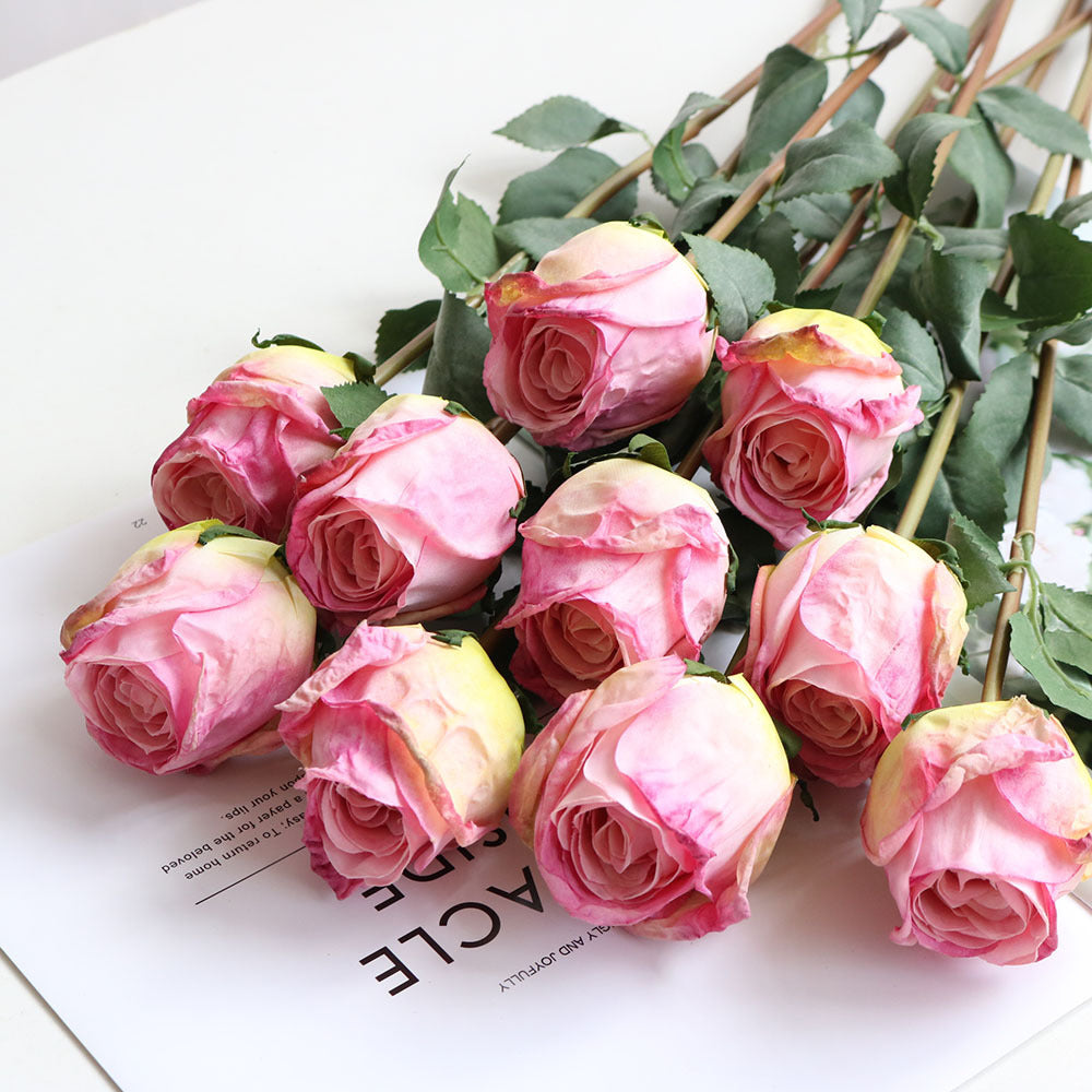 Artificial Silk Rose Flower Indoor Bridal Shower & Event Decoration