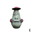 Funny Halloween Skull Mushroom Resin Sculpture Home & Garden Decor