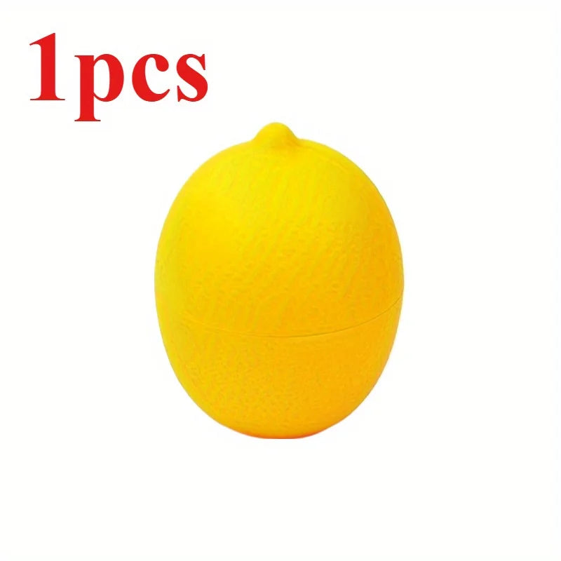 Lemon & Onion-Shaped Food Storage Containers – Fun, Reusable, Flip-Top Kitchen Organizer