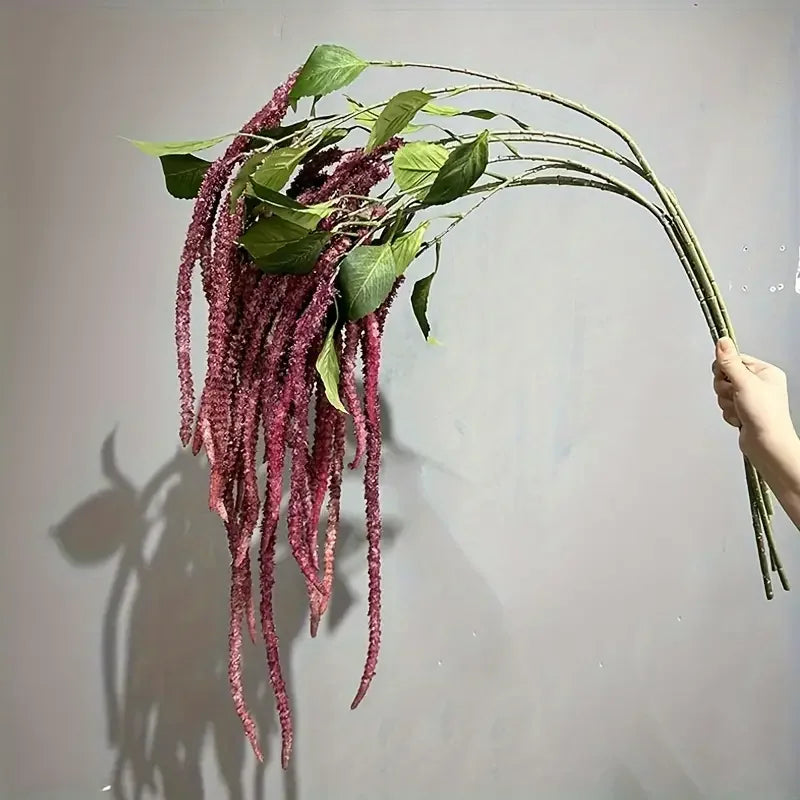 Elegant Artificial Hanging Vine Foam Berry Decor