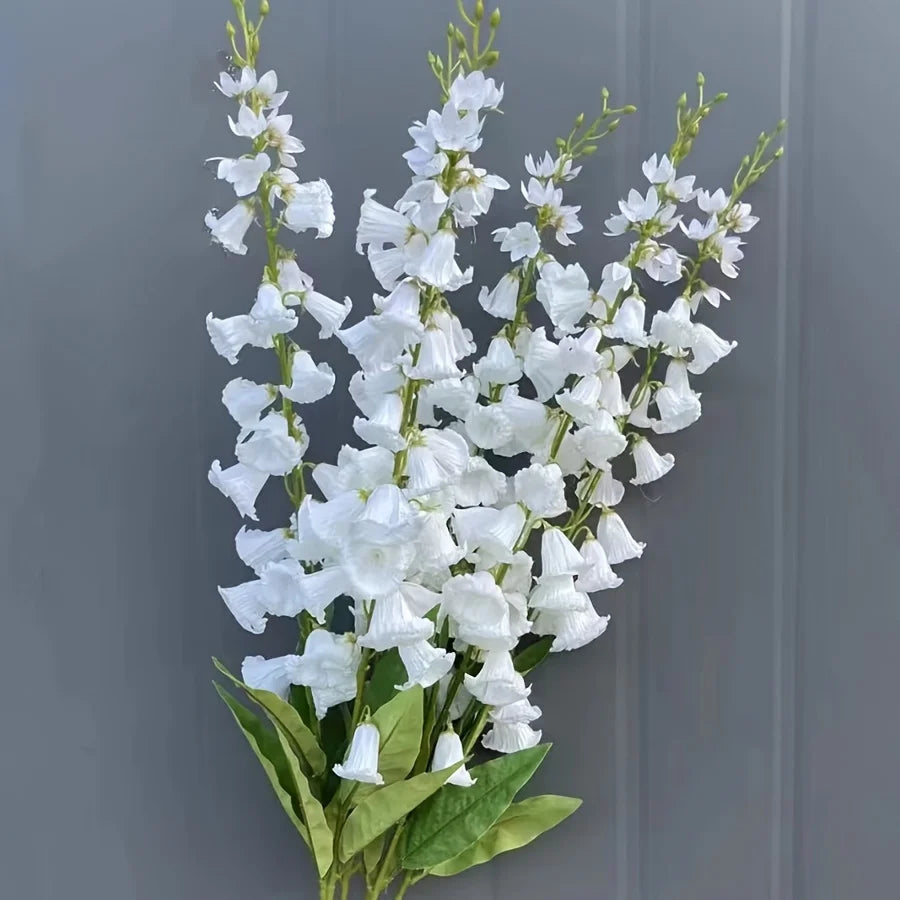 Silk White Lily of the Valley Flower Branch