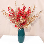 Artificial Silk Eucalyptus Rose for Indoor Wedding & Home Decoration