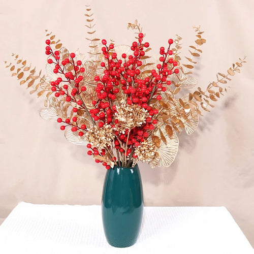Artificial Silk Eucalyptus Rose for Indoor Wedding & Home Decoration