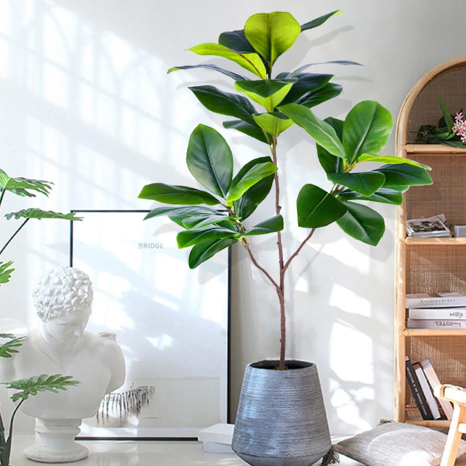 77–135cm Artificial Fiddle Leaf Ficus Fig Tree