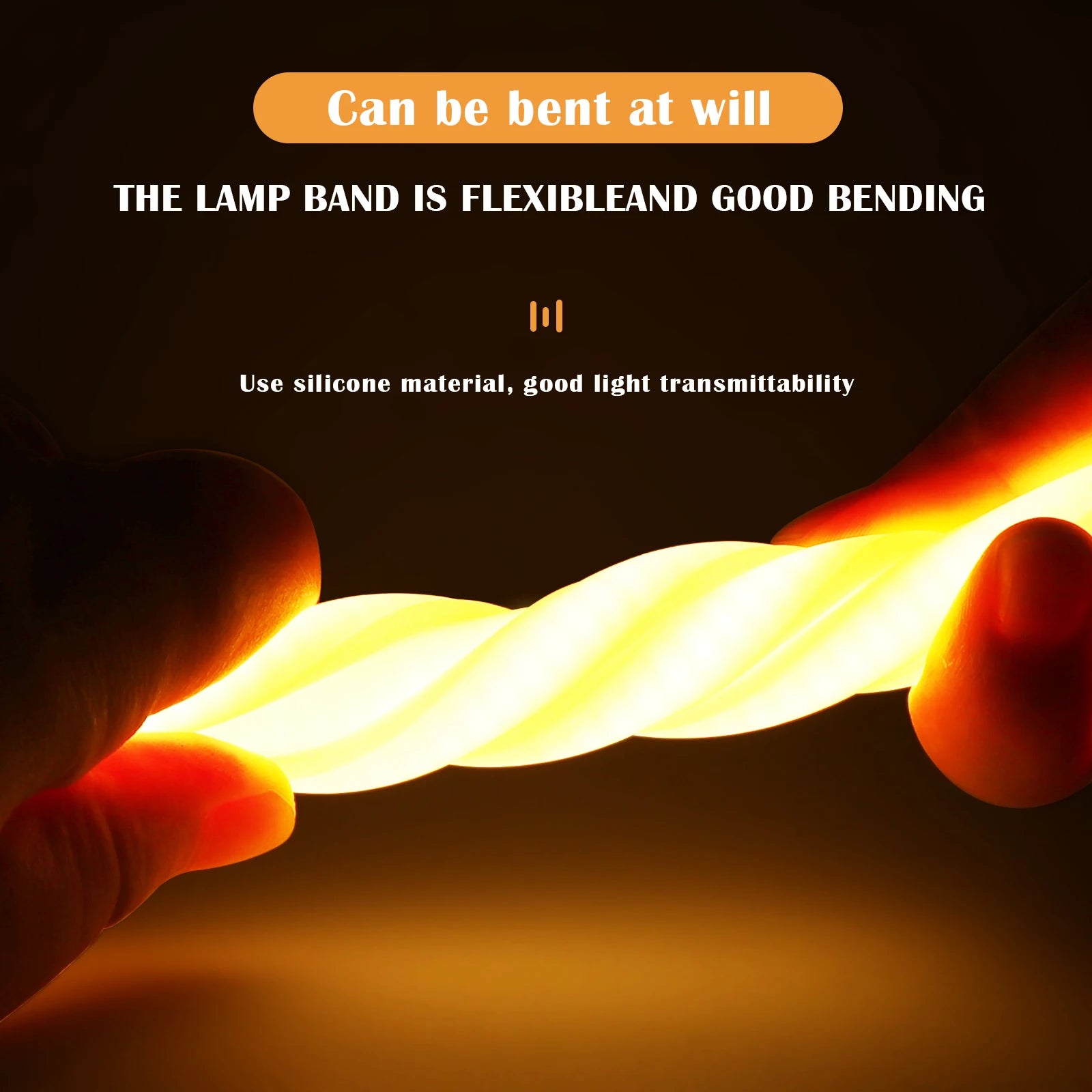 COB LED Strip Light 288 LEDs/M 220V AC IP67 Waterproof Warm/Natural/White