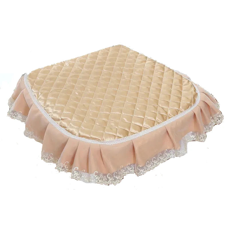 Europe-Style Floral Dining Chair Cushion – Anti-Slip, 43x45cm