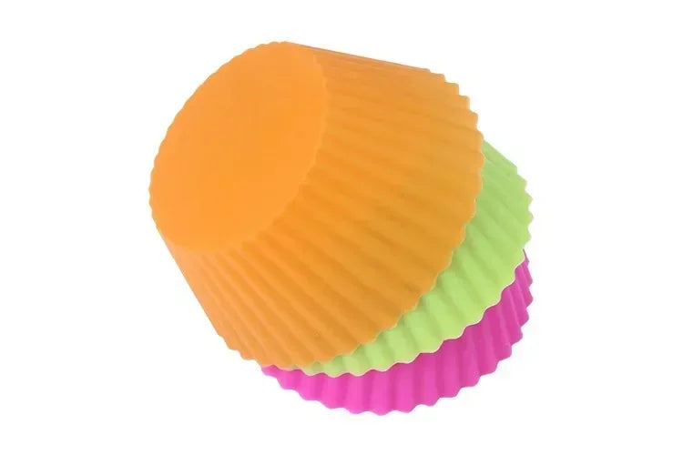 Silicone Muffin Cake Molds – Reusable, Non-Stick Baking Cups