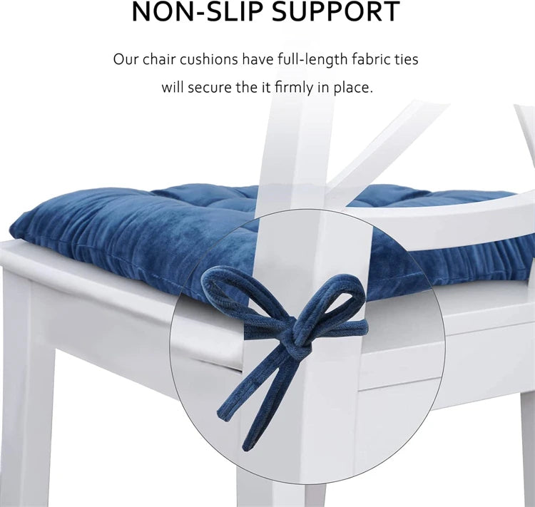 Memory Cotton Seat Cushion Rectangle Polyester Nonwoven Dining Chair