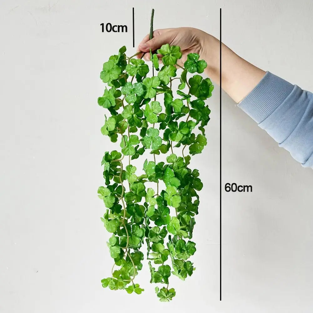 Artificial Mini Copper Coin Grass Plant for Decor