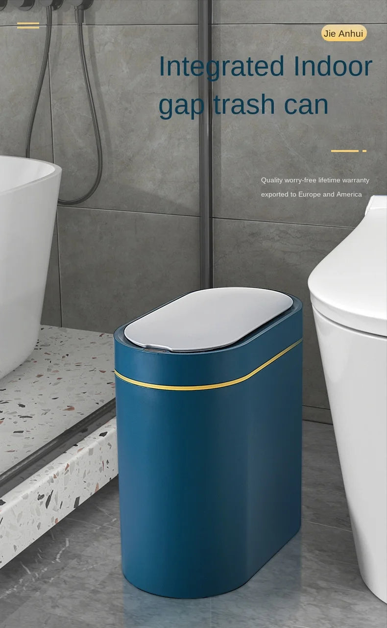 7L Smart Sensor Trash Can Automatic Touchless Household Kitchen & Bathroom Waterproof Bin