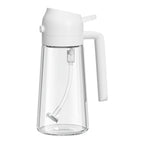 2-in-1 Oil Sprayer & Pourer – Refillable Kitchen Oil Dispenser Bottle