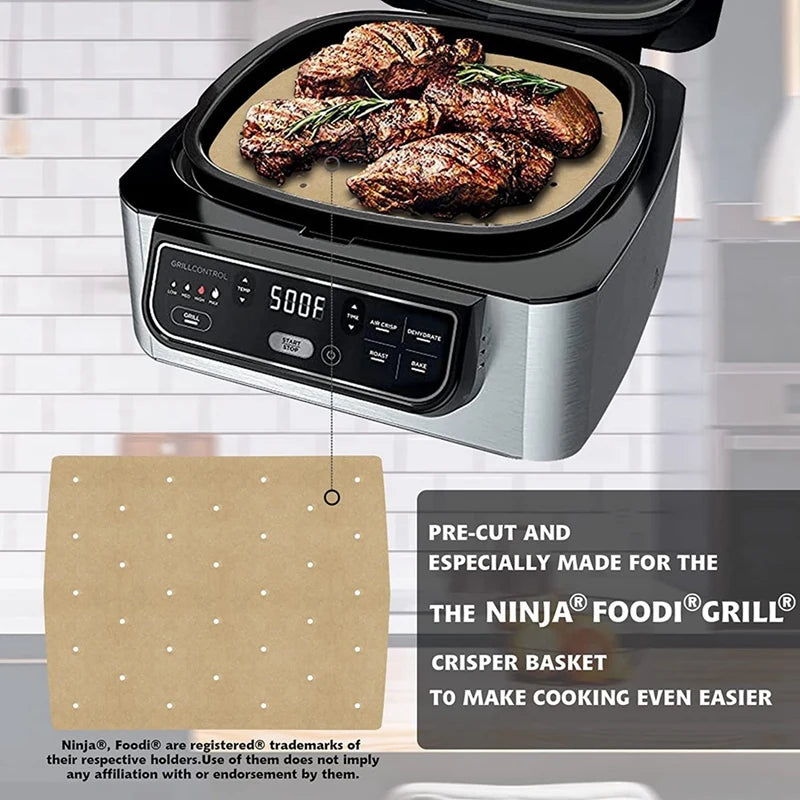 Eco-Friendly Air Fryer & Steamer Paper – Non-Stick Cooking Liner