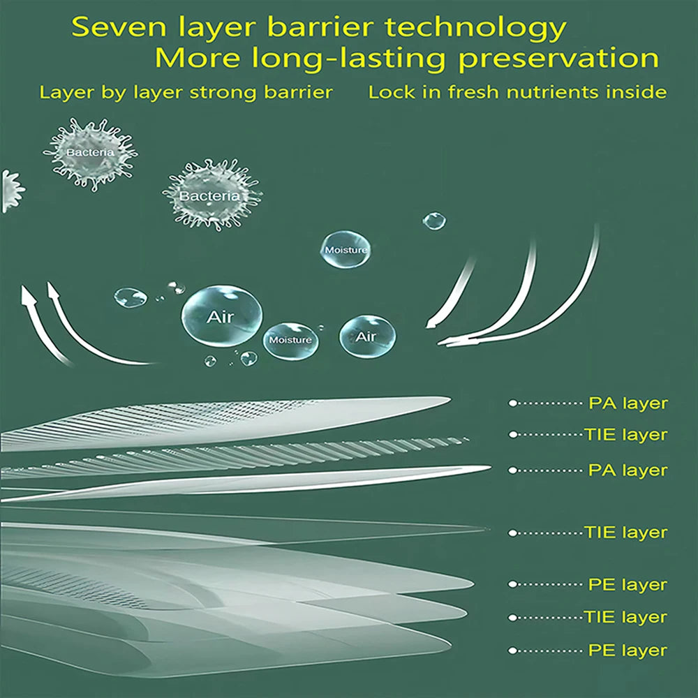 BPA-Free Vacuum Sealer Bags – Heavy Duty Food Storage (190μm)