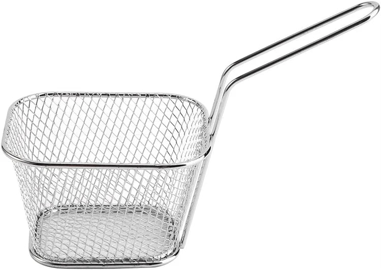 Eco-Friendly Stainless Steel French Fry Basket – Safe & Durable