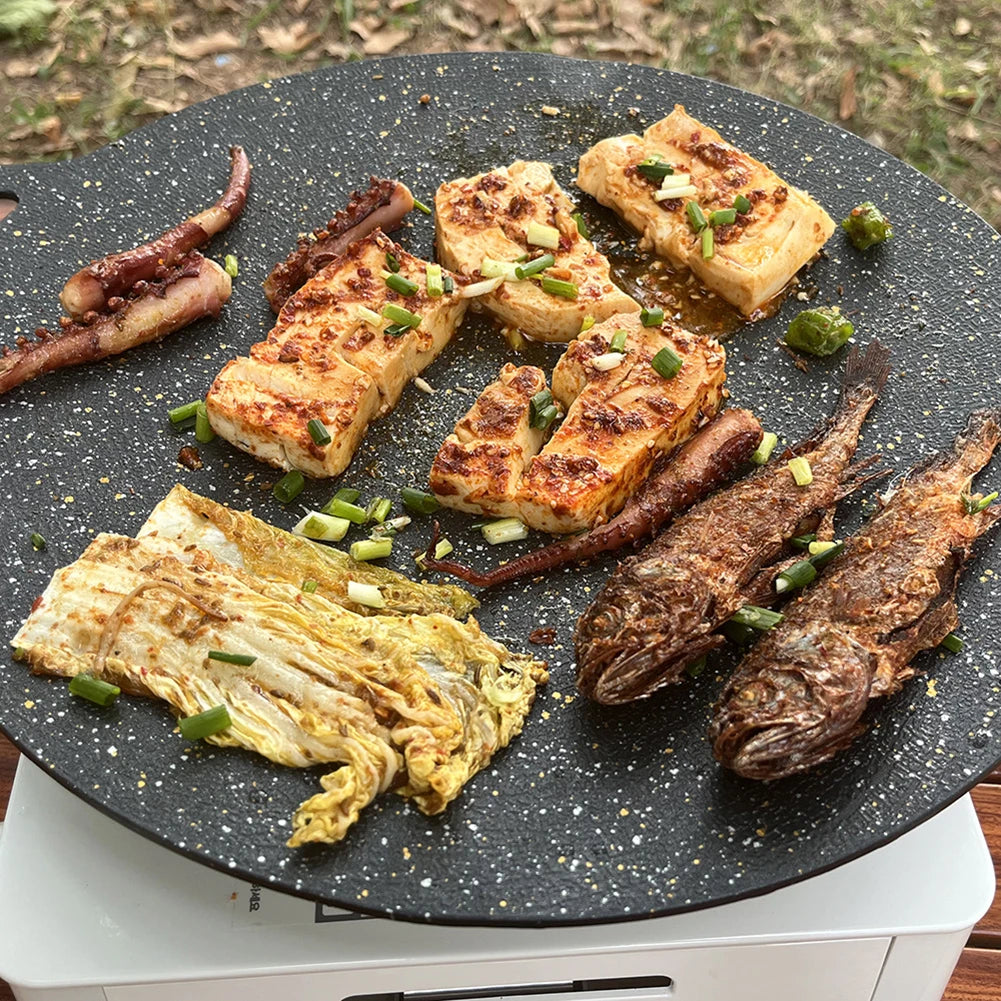 Eco-Friendly Non-Stick Outdoor Grill Pan – Multi-Purpose Camping Pan