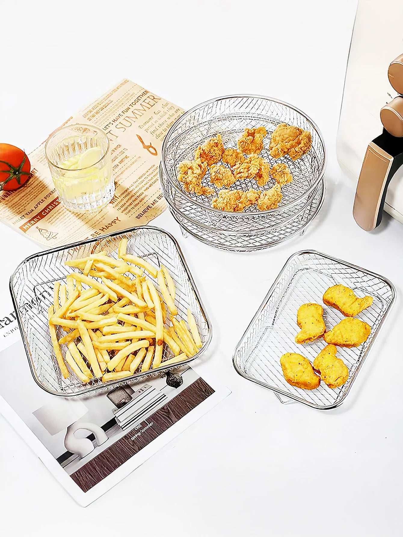 Eco-Friendly Metal Kitchen Steamer – Durable Multi-Purpose Tool