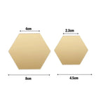 Elegant Hexagon Acrylic Mirror Wall Stickers for Stylish Home Decor