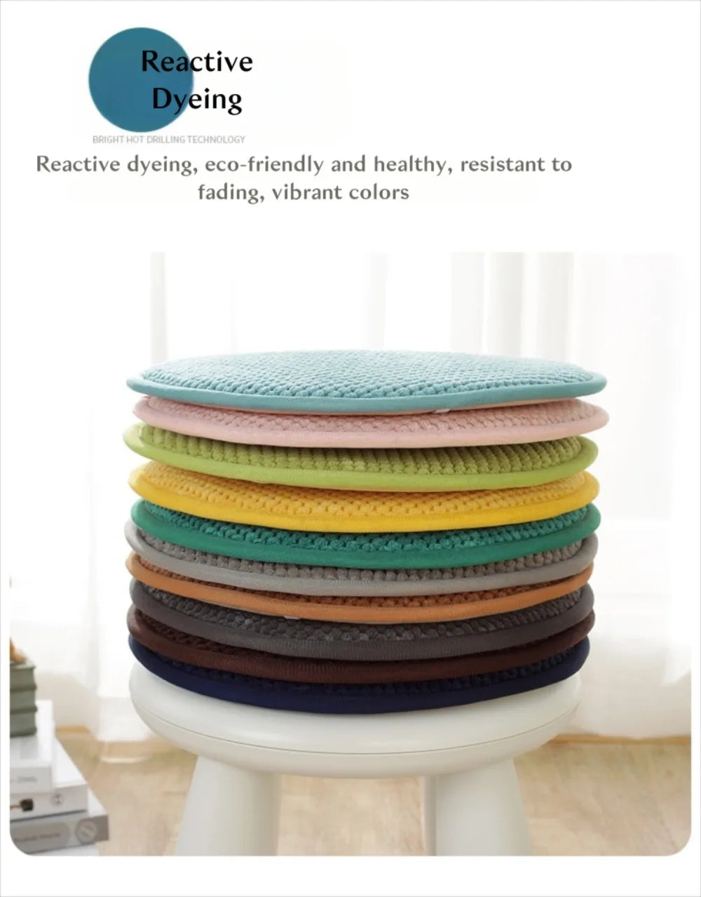 Breathable Latex Foam Seat Cushion – Soft Dining Chair Cushion