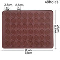 Fodeliake Silicone Macaron Mold – Non-Stick Baking Mat
