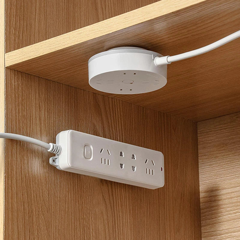 Wall-Mounted Plug-In Retainer – ABS Plastic Storage Holder for Home & Office