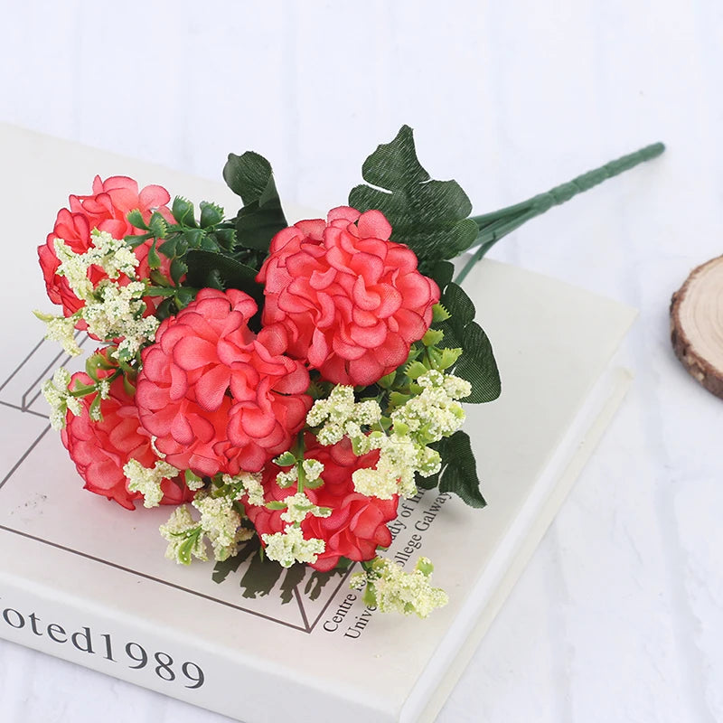 Artificial Silk Flower Bouquet – 28cm Hydrangea