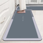 Diatomaceous Mud Bathroom Mat Anti-Slip Absorbent Quick-Dry Floor Rug Door Mat