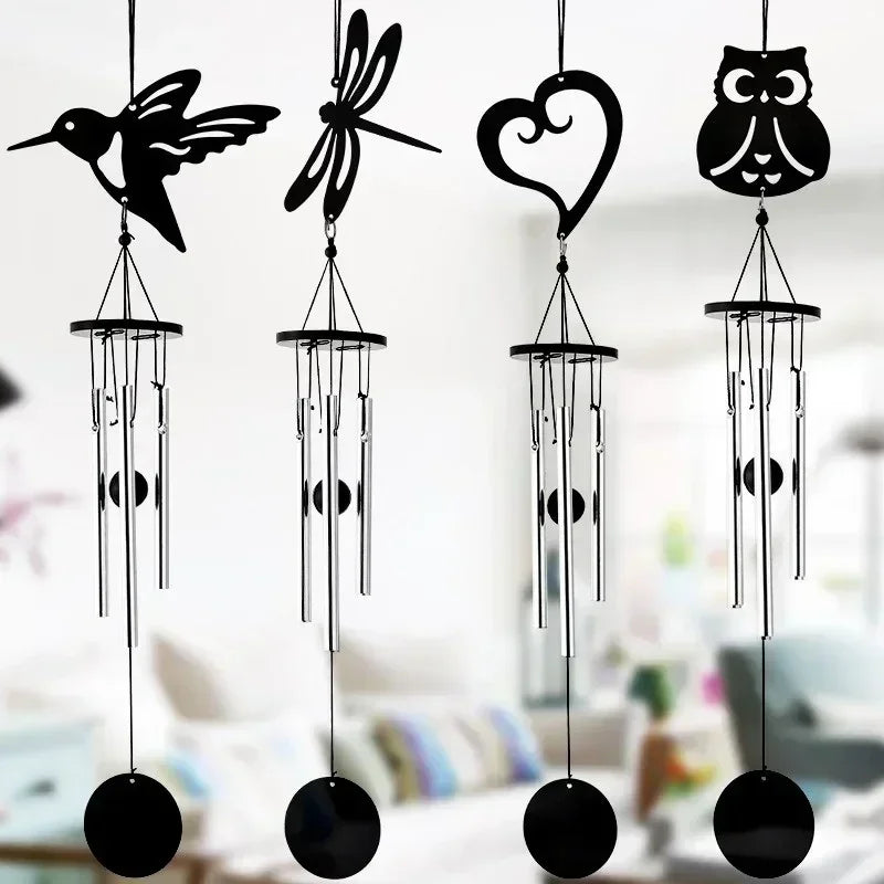 Personalized Metal Hollow Handicraft Pendant for Home Use Creative Multi Tube Music Wind Chime Decoration Holiday Surprise Gifts