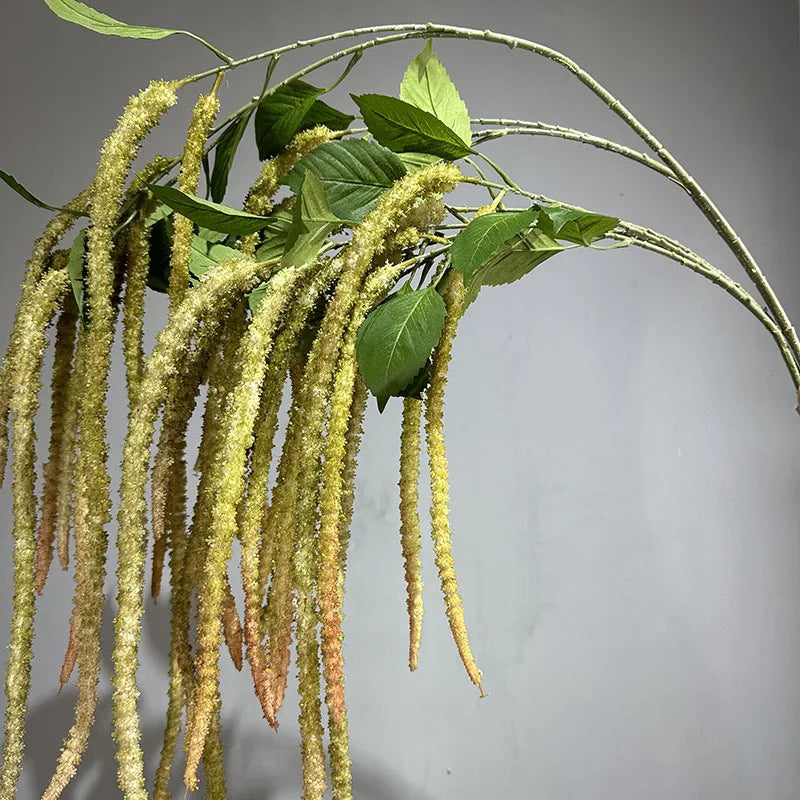 Elegant Artificial Hanging Vine Foam Berry Decor