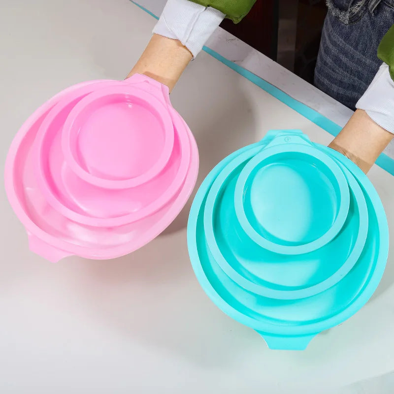 Eco-Friendly Silicone Round Cake Mold – Heat Resistant & Durable