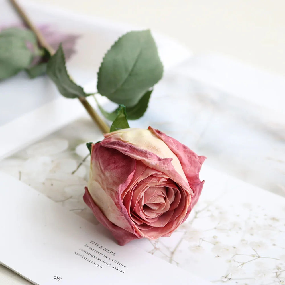 Artificial Silk Rose Flower Indoor Bridal Shower & Event Decoration