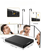 Home Accessories Portable 360 Trifold Vanity Makeup Mirror with Hook
