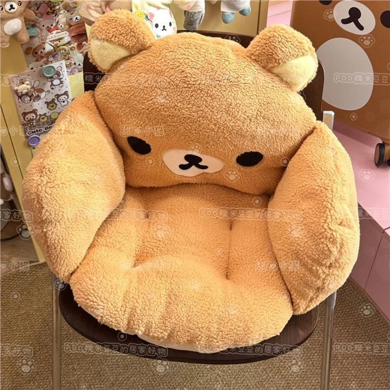 Breathable Cotton Seat Cushion Knitted Polyester Cover for Adults