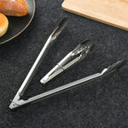 Eco-Friendly Stainless Steel Kitchen Tongs – Food Clip & BBQ Tool