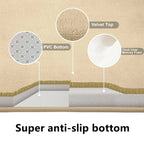 Large Anti-Skid Bathroom Floor Mat, Water-Absorbent Bath Carpet, Non-Slip Bathtub Mat, Home Decor