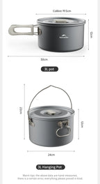 Eco-Friendly Aluminum Alloy Soup & Stock Pot – Durable & Food-Safe