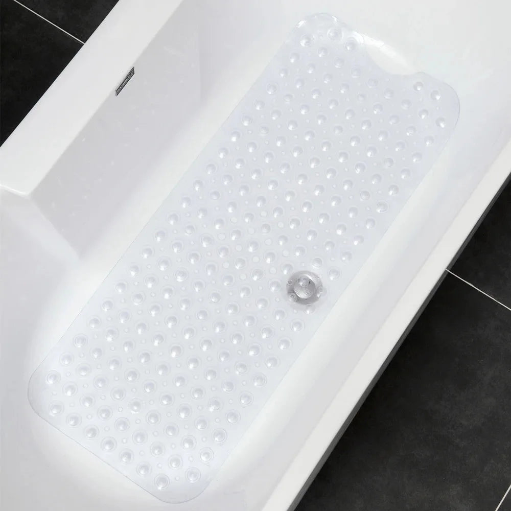 40x100cm Anti-Slip Bathtub Mat PVC Kids Elder Shower Rug