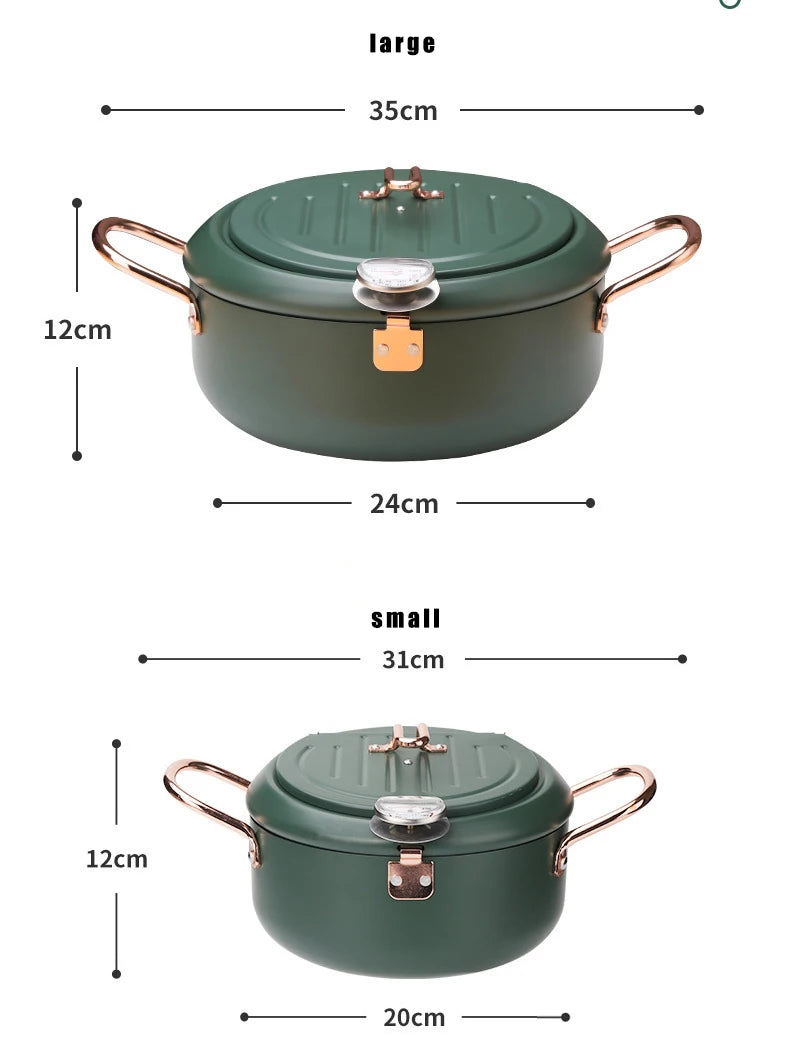 Eco-Friendly 24cm Aluminum Alloy Frying Pan – Non-Coating & Durable