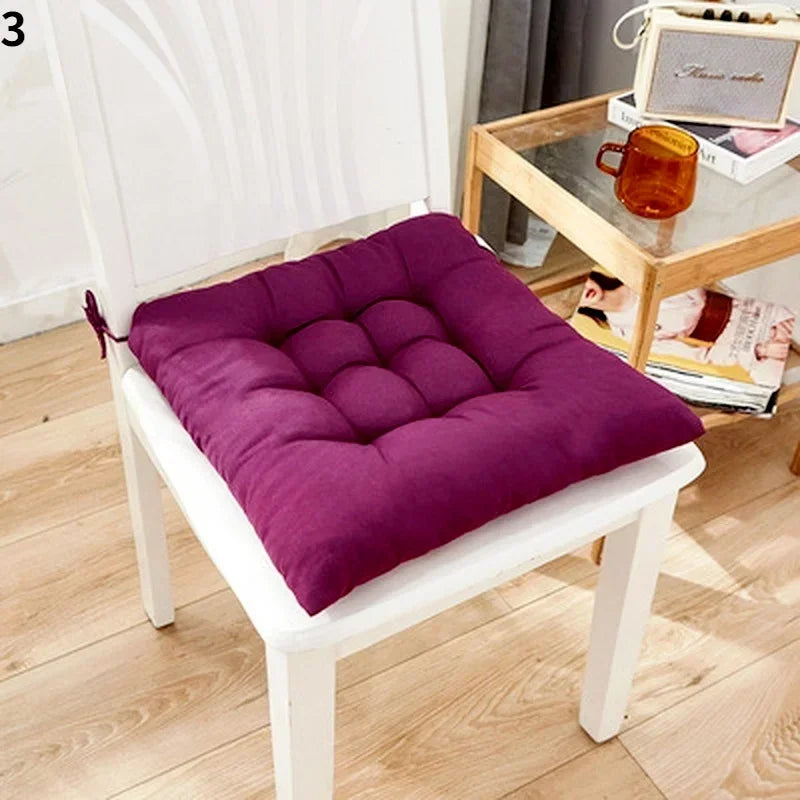 Non-Woven Anti-Slip Square Seat Cushion – Soft Padded Chair Pad 35×35cm