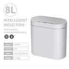 7L Smart Sensor Trash Can Automatic Touchless Household Kitchen & Bathroom Waterproof Bin