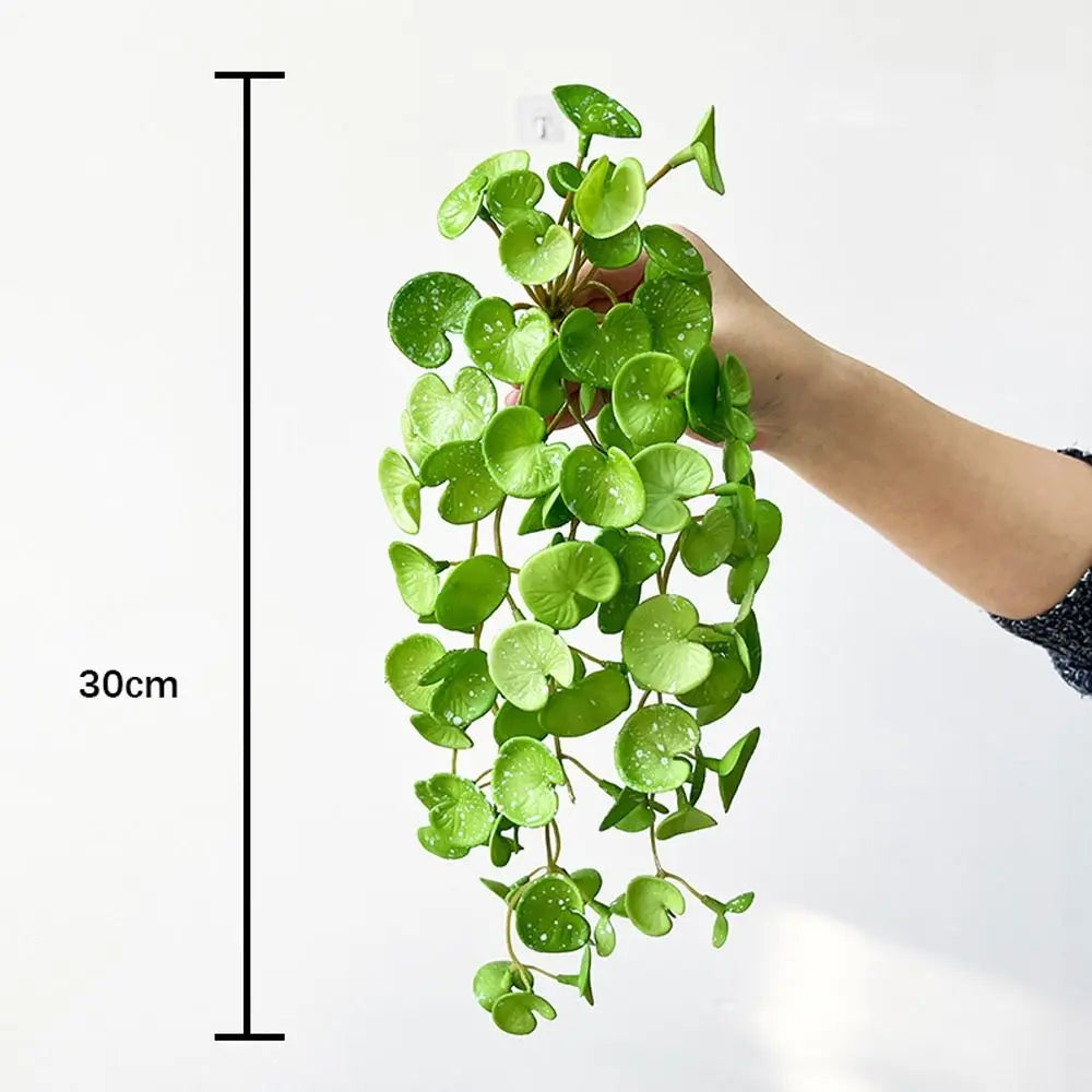Artificial Mini Copper Coin Grass Plant for Decor