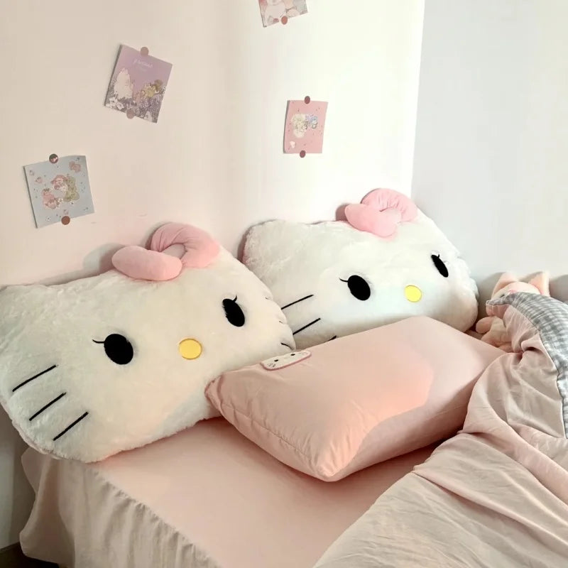 Sanrio Plush Cartoon Seat Cushion – Soft Rectangular Pillow for Adults