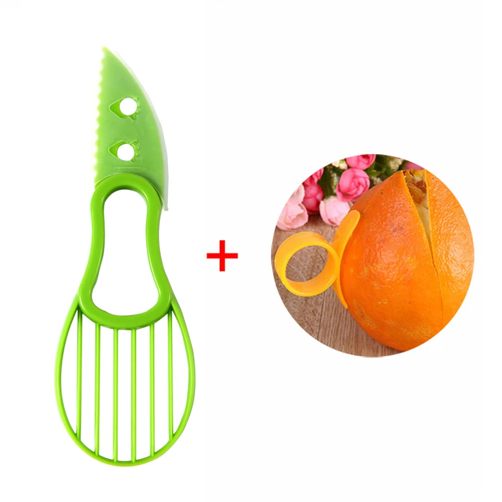 Avocado Divider & Fruit Slicer – Kiwi, Dragon Fruit, Avocado Cutter- Eco-Friendly Kitchen Tool