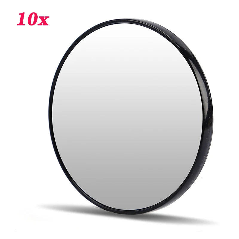 8.8CM 5X/10X/15X Magnifying Mirror with Suction Cup for Makeup, Shower & Bathroom