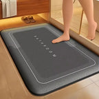 Super Absorbent Coral Velvet Bathroom Floor Mat – Non-Slip, Soft, Quick-Dry Door & Bath Mat