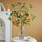 Artificial Lemon Branch European Style Decor
