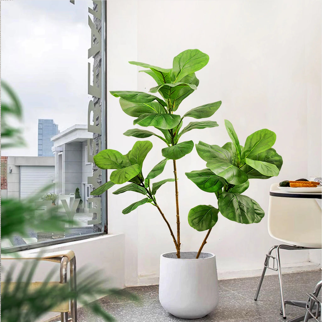 77–135cm Artificial Fiddle Leaf Ficus Fig Tree