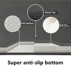 Super Absorbent Coral Fleece Bathroom Mat – Non-Slip, Quick-Dry, Soft and Comfortable Floor Mat for Bathroom and Door