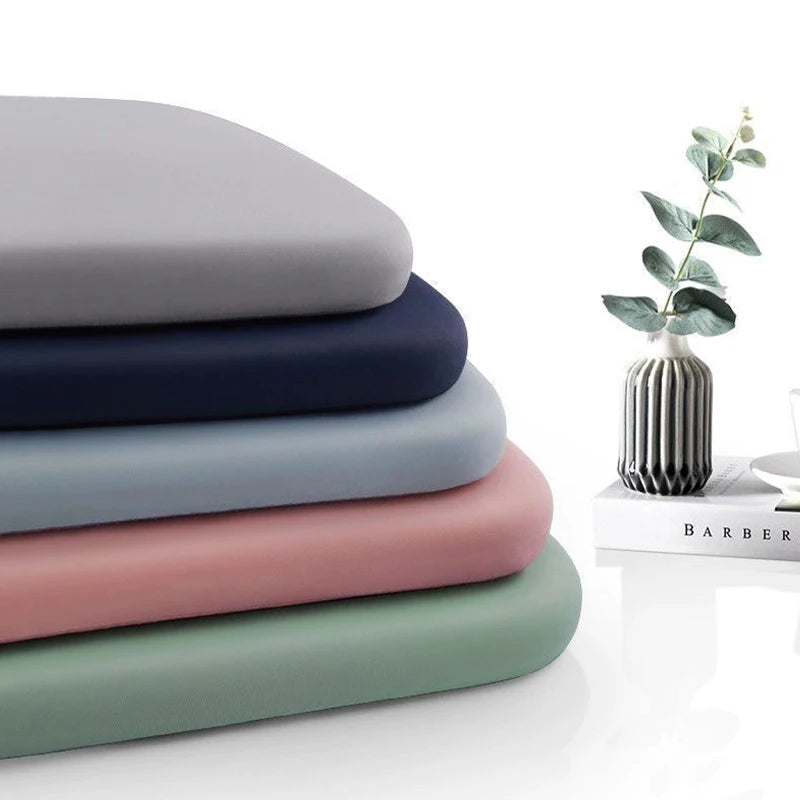 Memory Foam Seat Cushion Knit Cover Polyester Cotton 40x40/45x45 cm