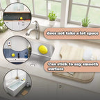 Plastic Suction Sponge Holder – Reusable Kitchen & Bathroom Organizer