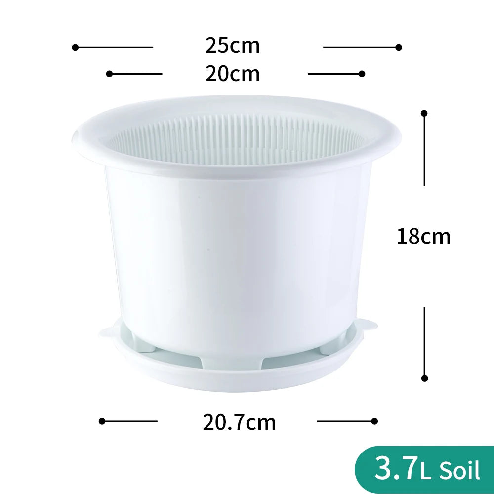Double Layer Mesh Orchid Pot with Drainage Holes